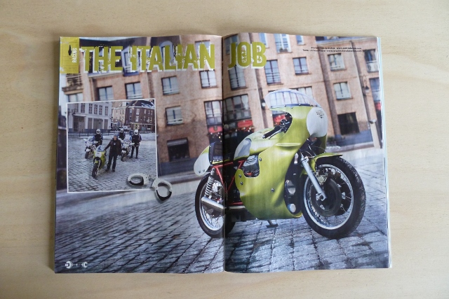 Une Moto-Guzzi V7 Sport préparée endurance, à découvrir dans RAD Motorcycles Magazine.