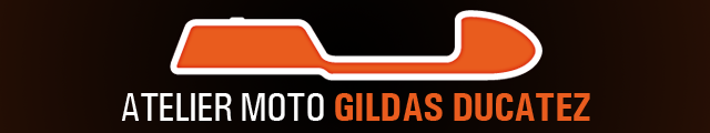 Le logo de l'atelier moto de Gildas Ducatez.