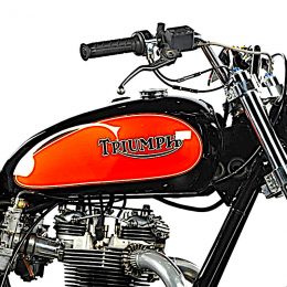 Triumph T120 street-tracker : une bécane signée Biker Pros.