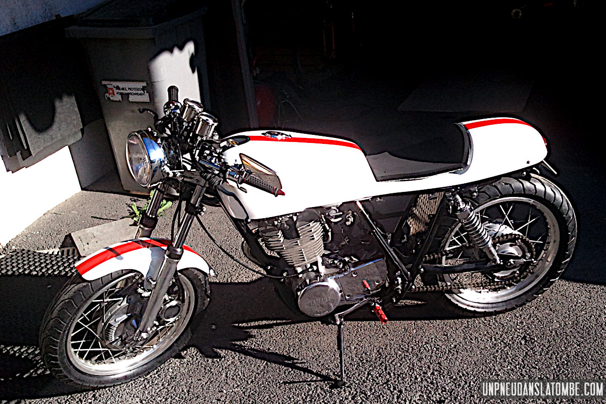 Concours RAD : la Yamaha SR 500 cafe-racer de Thomas...