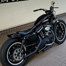 Harley-Davidson Sportster custom : une bécane signée Rude Rod Custom Cycle.