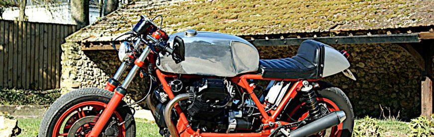 La Moto Guzzi 850 T3 d'Olivier, un cafe-racer viril, légèrement réalésé !
