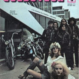 La couverture de "Culbuteur" #01, le mag' motard underground oublié des seventies.