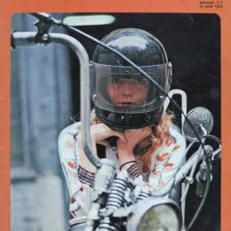La couverture de "Culbuteur" #02, le mag' motard underground oublié des seventies.