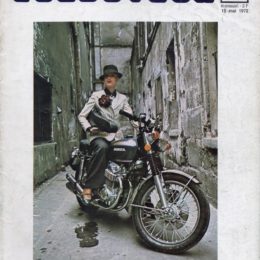 La couverture de "Culbuteur" #03, le mag' motard underground oublié des seventies.