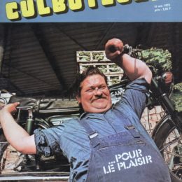 La couverture de "Culbuteur" #06, le mag' motard underground oublié des seventies.