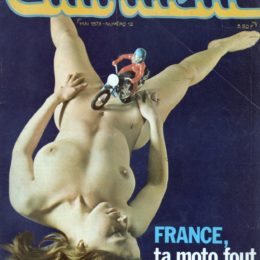 La couverture de "Culbuteur" #12, le mag' motard underground oublié des seventies.