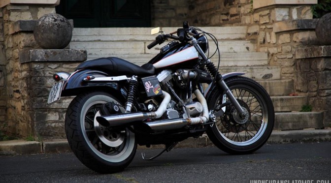 La Harley-Davidson Dyna 1340 de Fabrice.