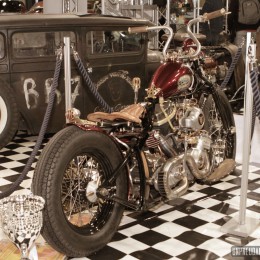 La Harley-Davidson Softail de Sasse van Essen, à l'International Motor Show...