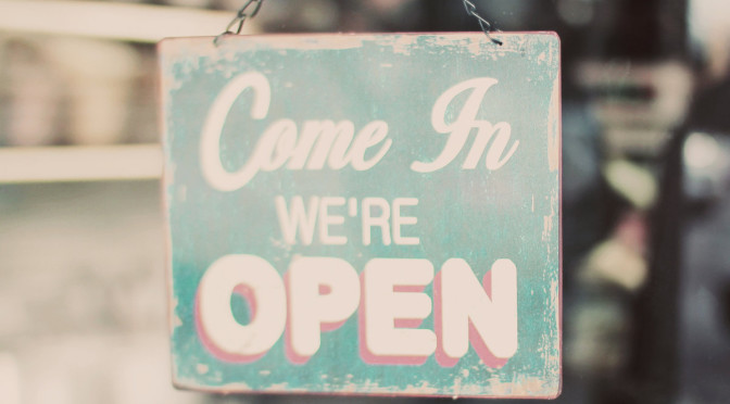 Come in, we're open...