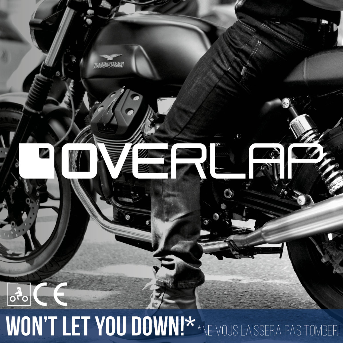 Overlap Denim - Jeans pour motards recherchant style et protection.