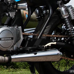 Une Honda CB 400 N cafe-racer, 1ère prépa signée 87 DB Design...