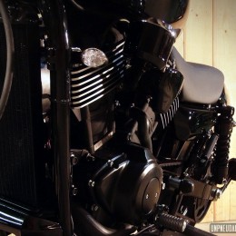 Une Harley-Davidson 750 Street, customisée par la concession de Limoges...