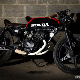 Une Honda CB 125 Twin cafe-racer, à la sauce Vini Garage Company...