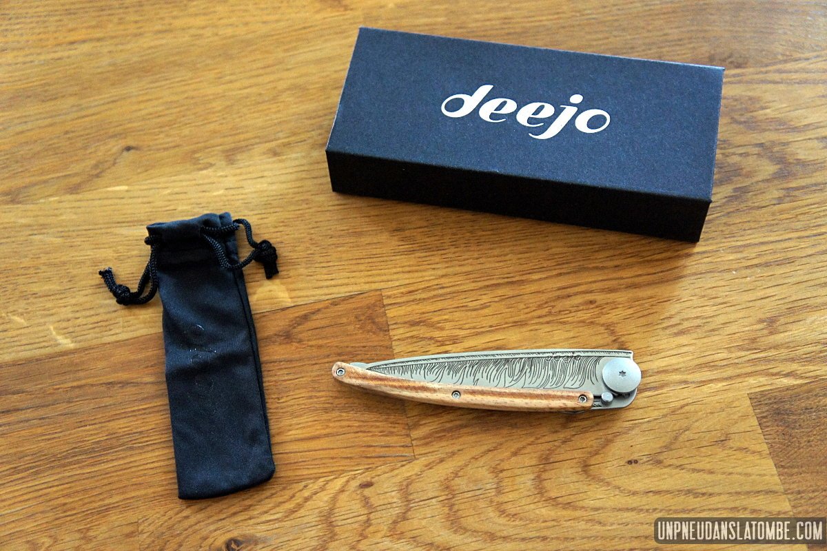 Deejo : offrez-vous un couteau personnalisé à votre image ! - Un pneu dans  la tombe