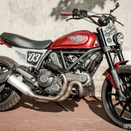 Ducati Scrambler "The Toy Machine" : un lifting signé Creativ Garage...