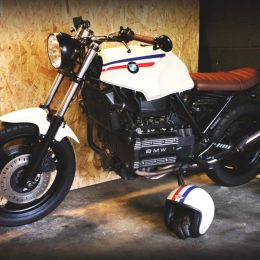 BMW K75 Etik Motorcycles : une prépa inspirée d'un casque Davida...