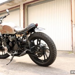 Yamaha XJ 400 custom : la "rat bike" de Harold...