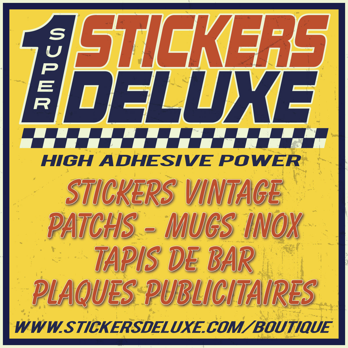 Stickers Deluxe
Stickers & apparel, finest quality...