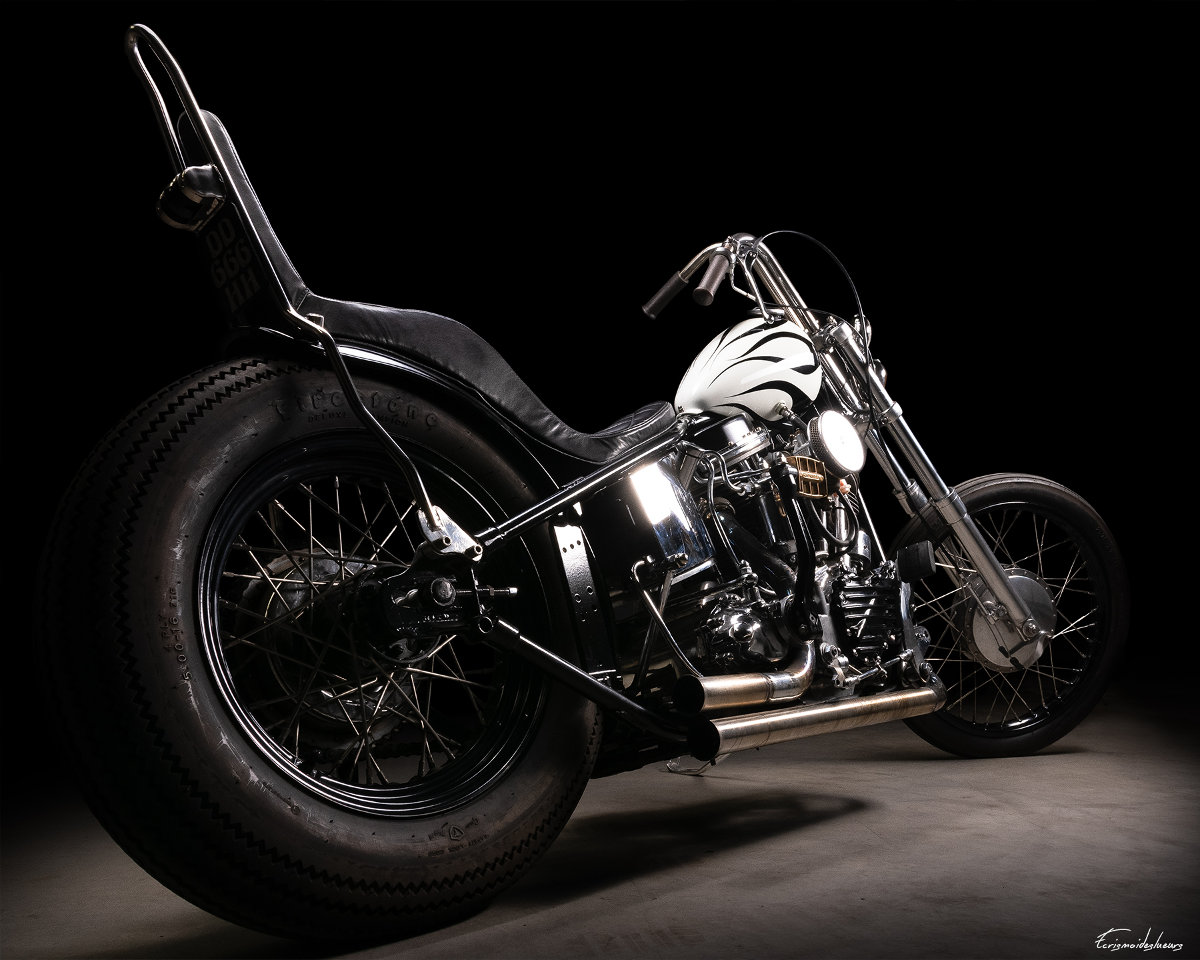 Insolite : Un moteur Harley-Davidson Panhead fonctionnel et qui