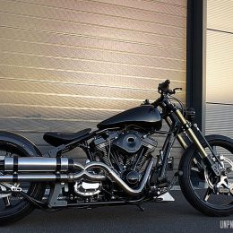 Une brutale Harley-Davidson Softail ? Non, une construction Metal Machines !
