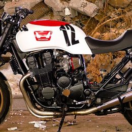 La Honda CB 750 Seven-Fifty cafe-racer de Luc...