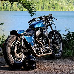 Harley-Davidson 1340 FXRS : un beau custom signé Bloodshot Motors.