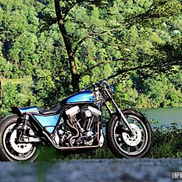 Harley-Davidson 1340 FXRS : un beau custom signé Bloodshot Motors.