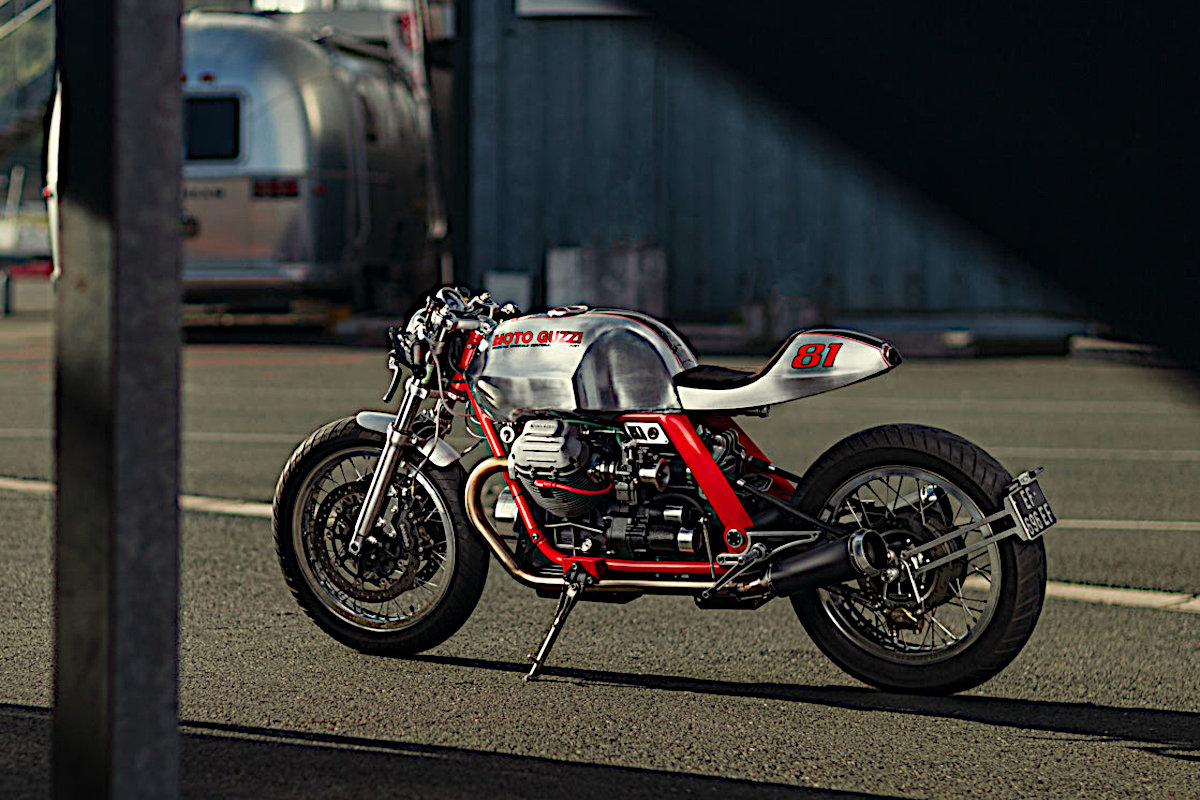 Moto Guzzi 850 T3 cafe-racer : "La Macchina" de MCNC ; una opera maestra !