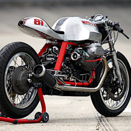 Moto Guzzi 850 T3 cafe-racer : "La Macchina" de MCNC ; una opera maestra !