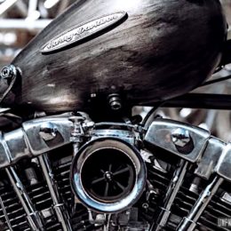 Harley-Davidson Shovelhead : le graveleux chopper de Nicolas...