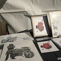 Festival d'Elegance Moto de Tourcoing : notre stand UPDLT x Bénédicte Waryn.