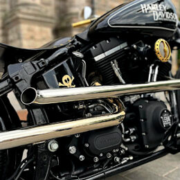 Harley-Davidson Softail Springer : un bobber raffiné sorti de chez Leuk Motorcycle.