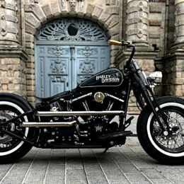 Harley-Davidson Softail Springer : un bobber raffiné sorti de chez Leuk Motorcycle.