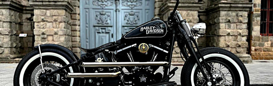 Harley-Davidson Softail Springer : un bobber raffiné sorti de chez Leuk Motorcycle.