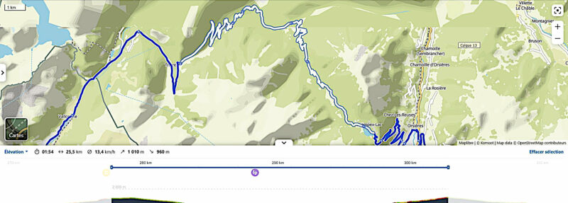 Le tour du mont Blanc à Solex : de Champex-Lac au col de la Forclaz...