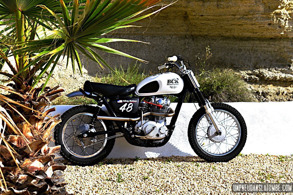 Yamaha XS 650 scrambler : "The Mushman Runner" de BCKustoms.