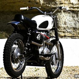 Yamaha XS 650 scrambler : "The Mushman Runner" de BCKustoms.
